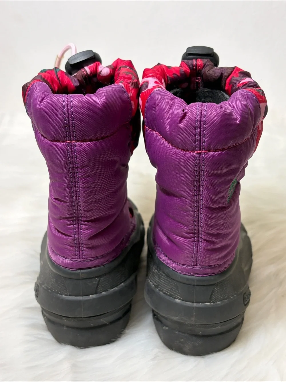 Sorel Pink Purple Floral Snow Boots